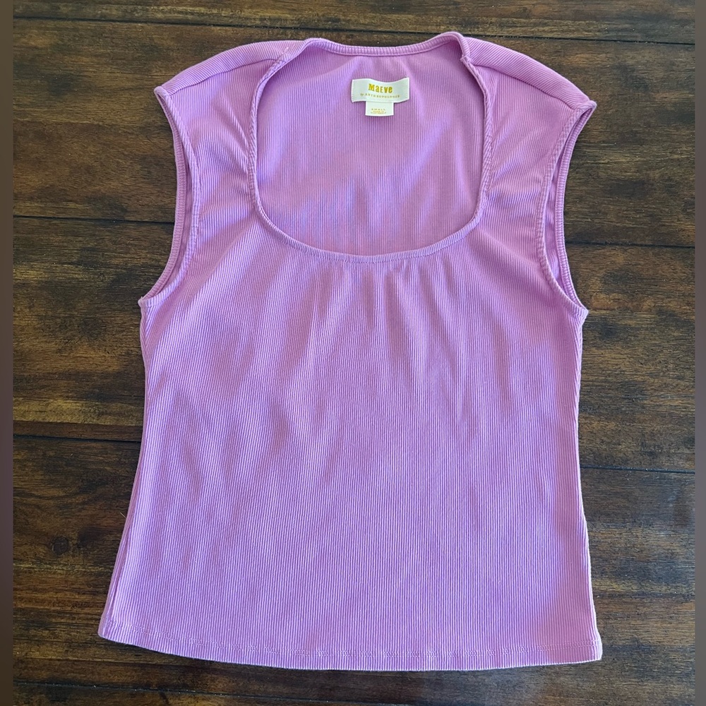 Mauve Women's Pink Sleeveless Top Size S